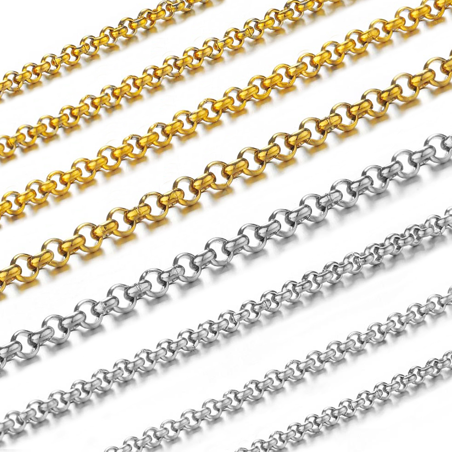 Body Jewelry For You - 1 Meter Rantai Lingkaran Kecil Bentuk