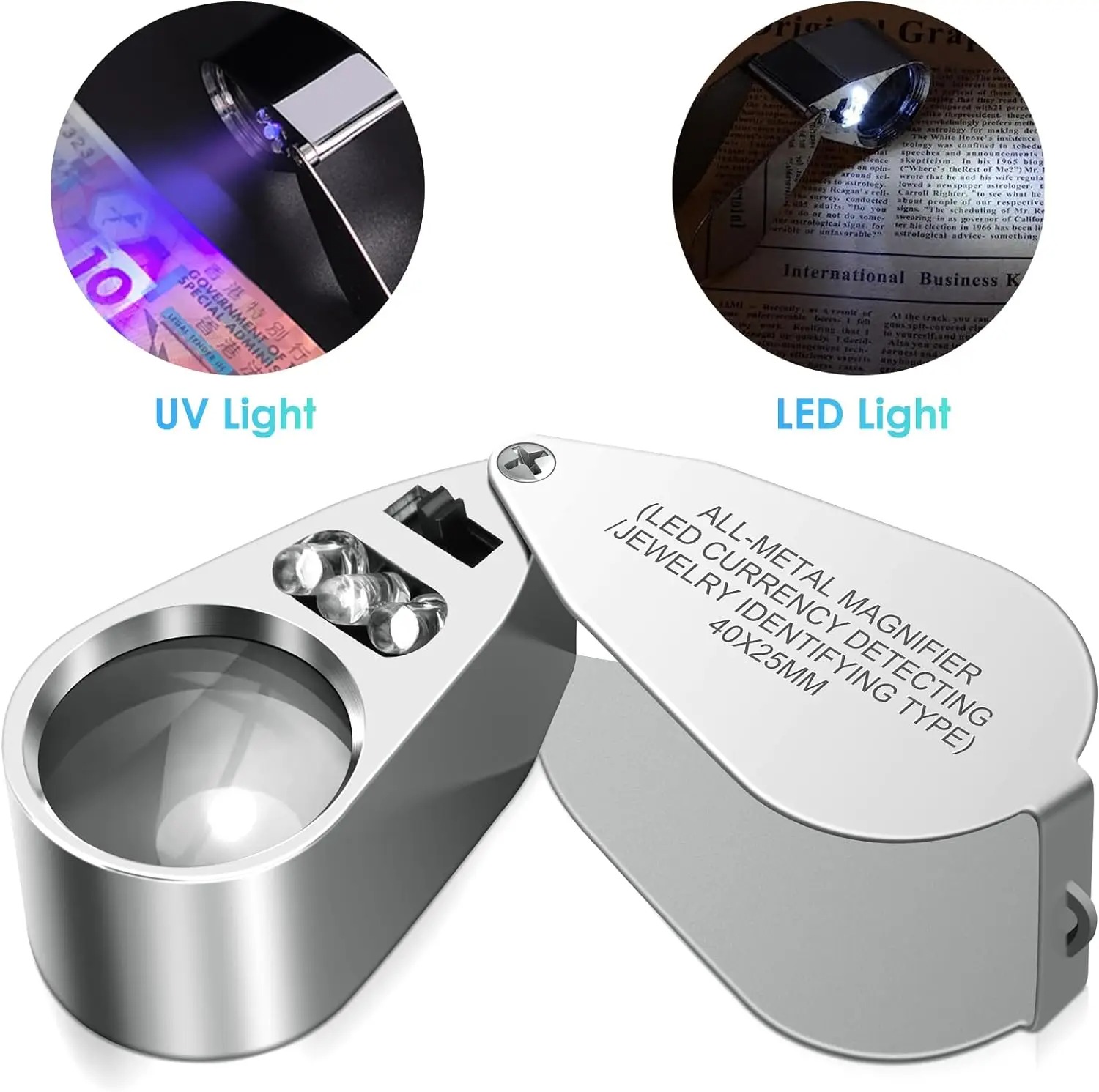 40X Kaca Pembesar Perhiasan Be - Body Jewelry Repair ulasan dan harga