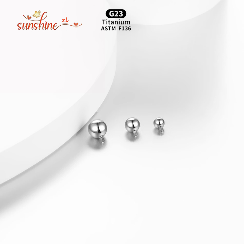 1 Buah Bola Berulir Internal B - Body Jewelry Replacement Ball ulasan dan harga