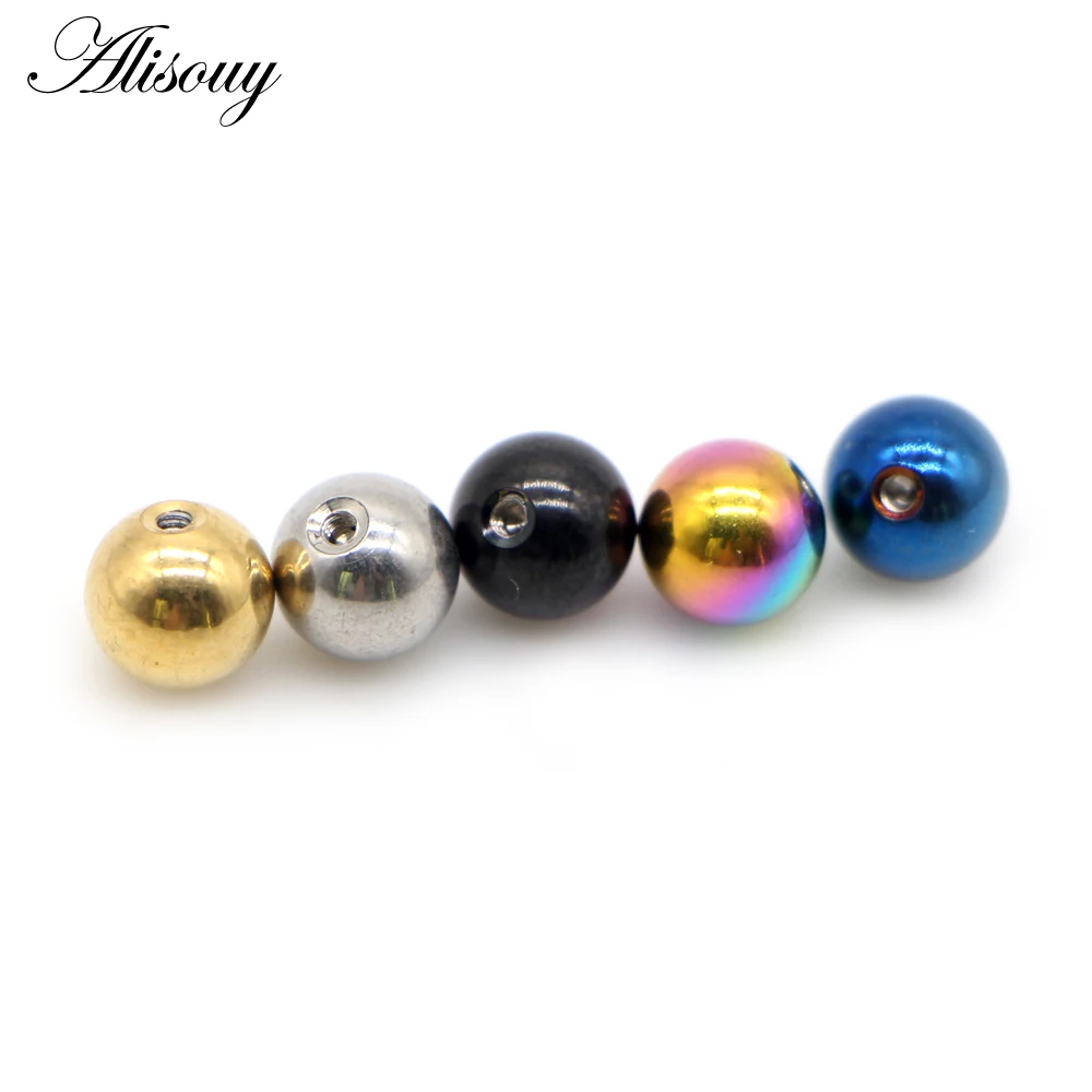 Alisouy 10 Buah/Lot Bola Pengg - Body Jewelry Replacement Ball ulasan dan harga
