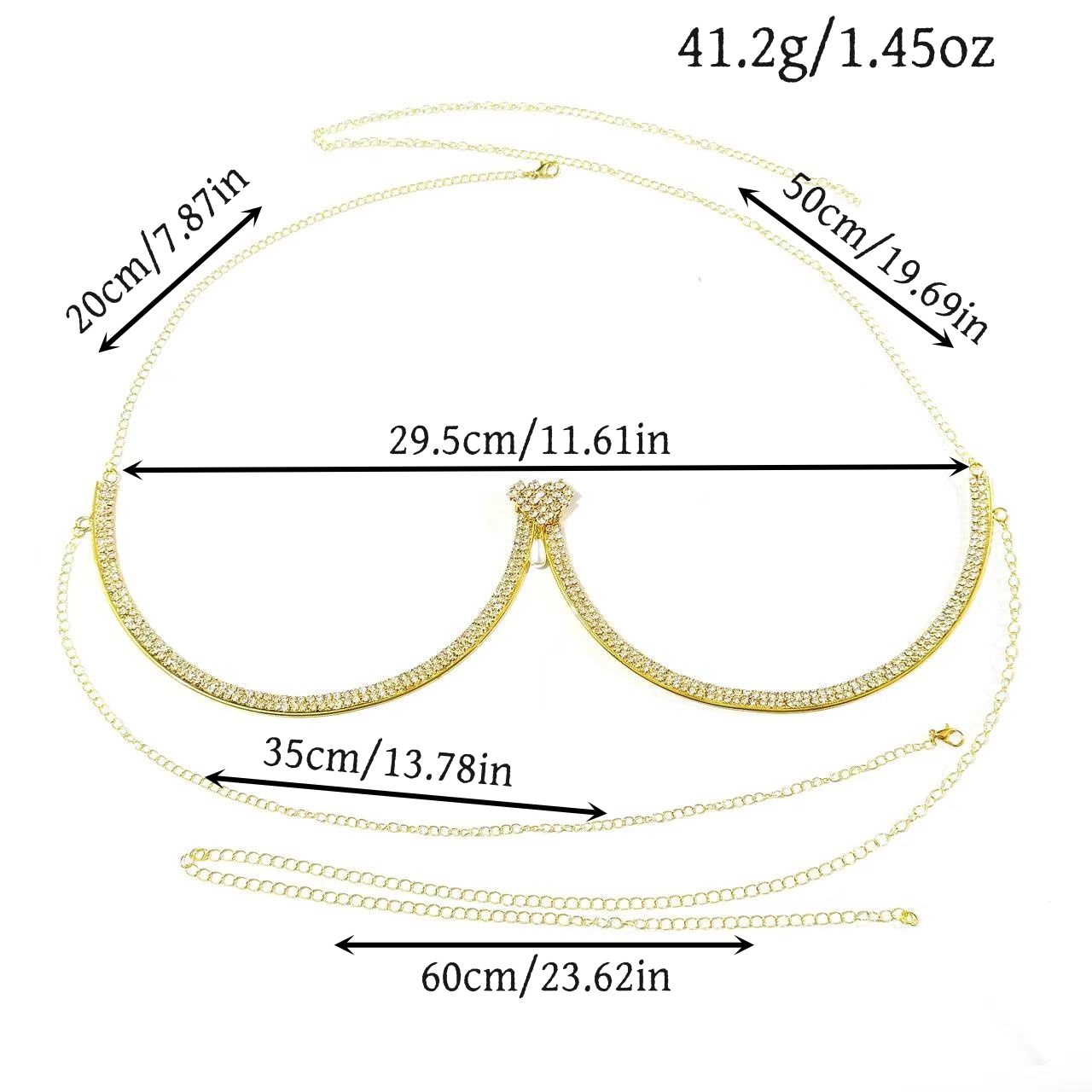 Liontin Mutiara Penyangga Dada - Body Jewelry Necklace ulasan dan harga