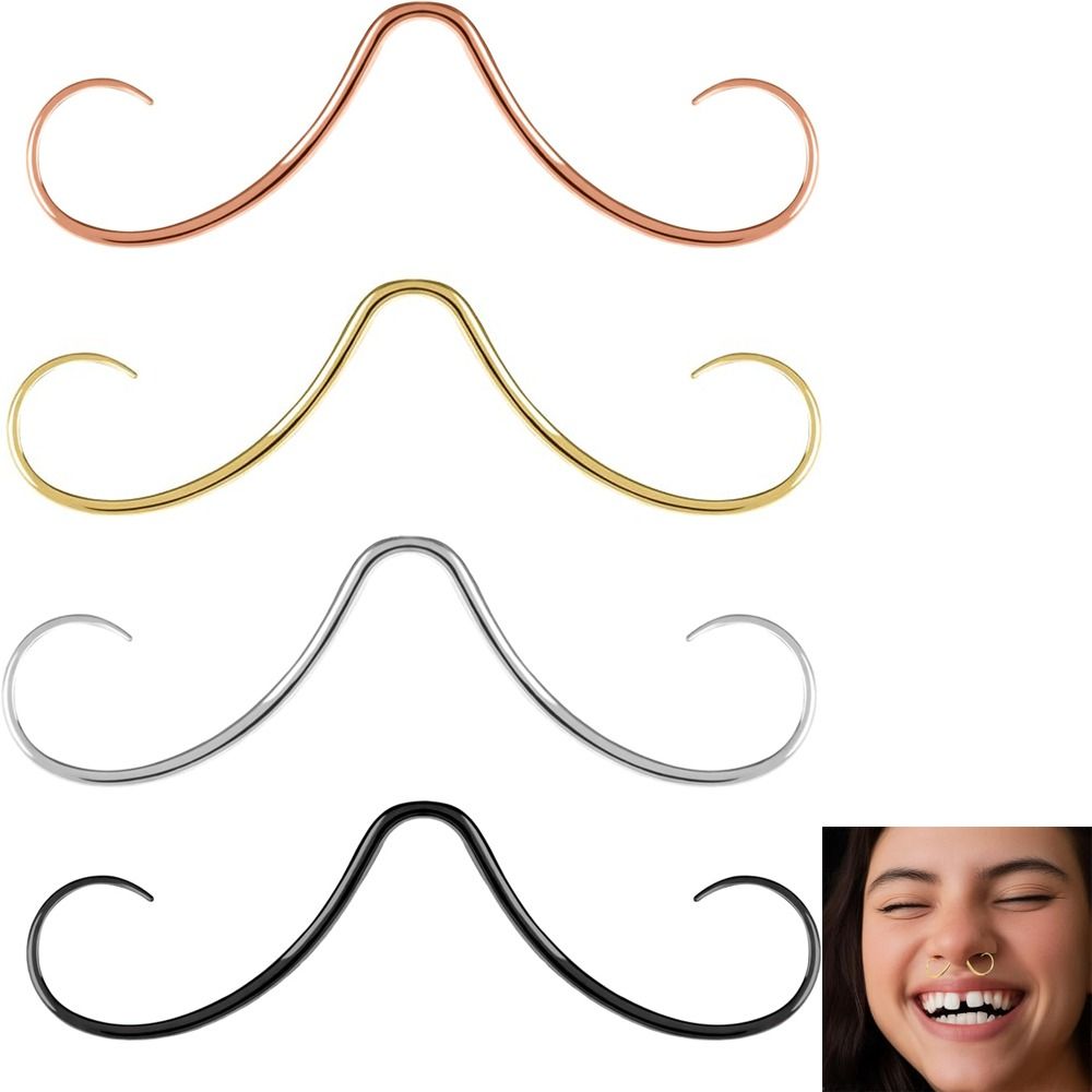 Perhiasan tindik cincin Septum - Body Jewelry Surgical Steel ulasan dan harga