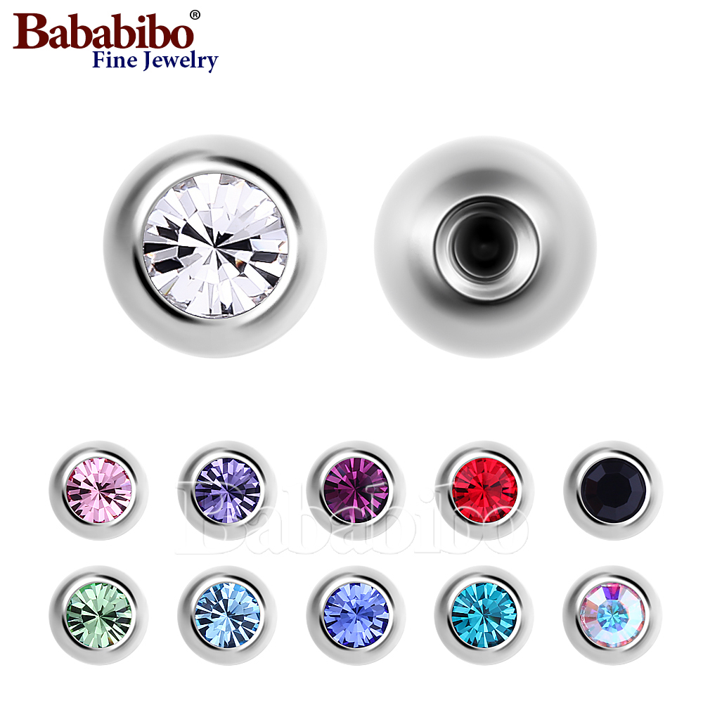 10 buah pengganti Titanium cad - Body Jewelry Replacement Ball ulasan dan harga