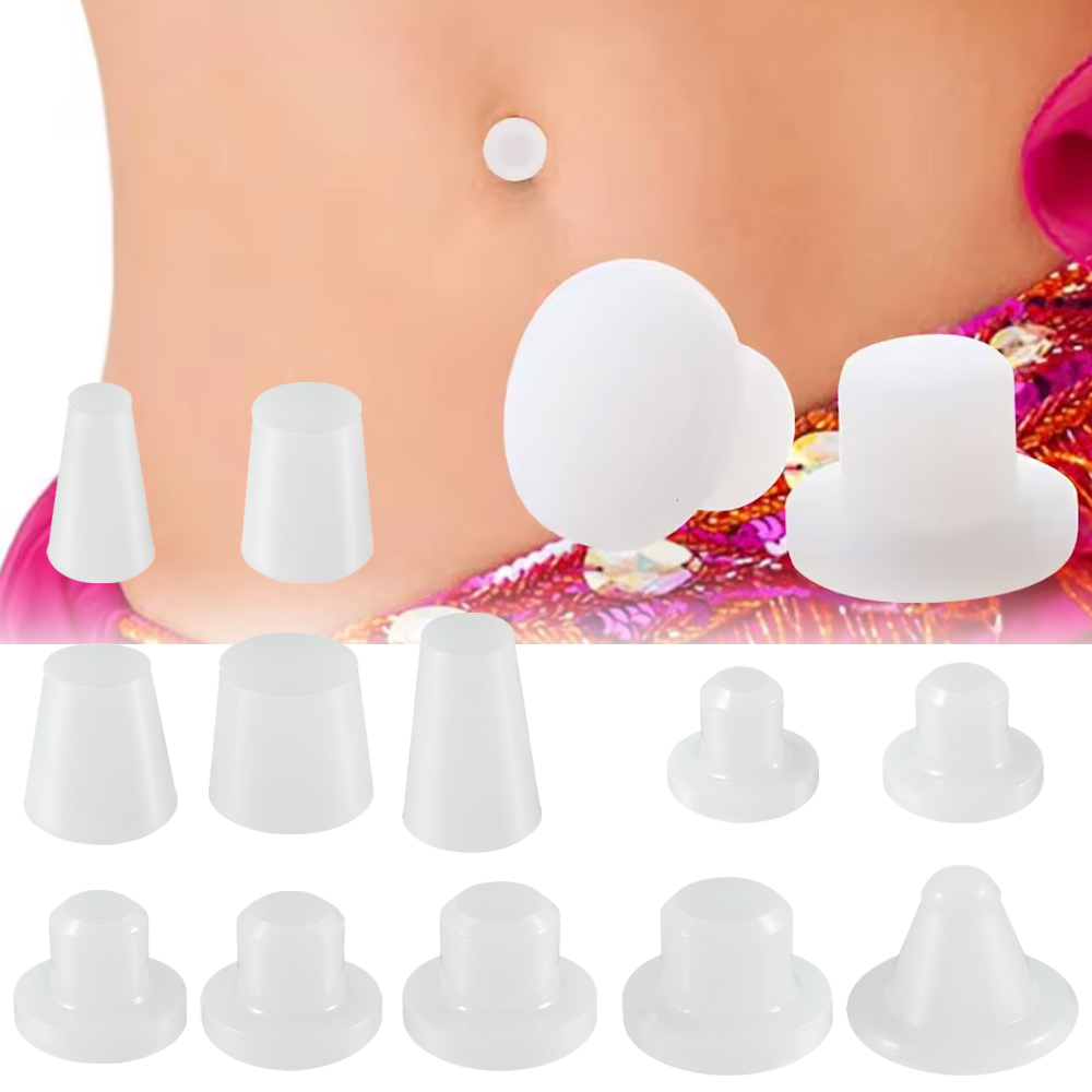 1-50 Buah Penutup Pusar Siliko - Body Jewelry Repair ulasan dan harga