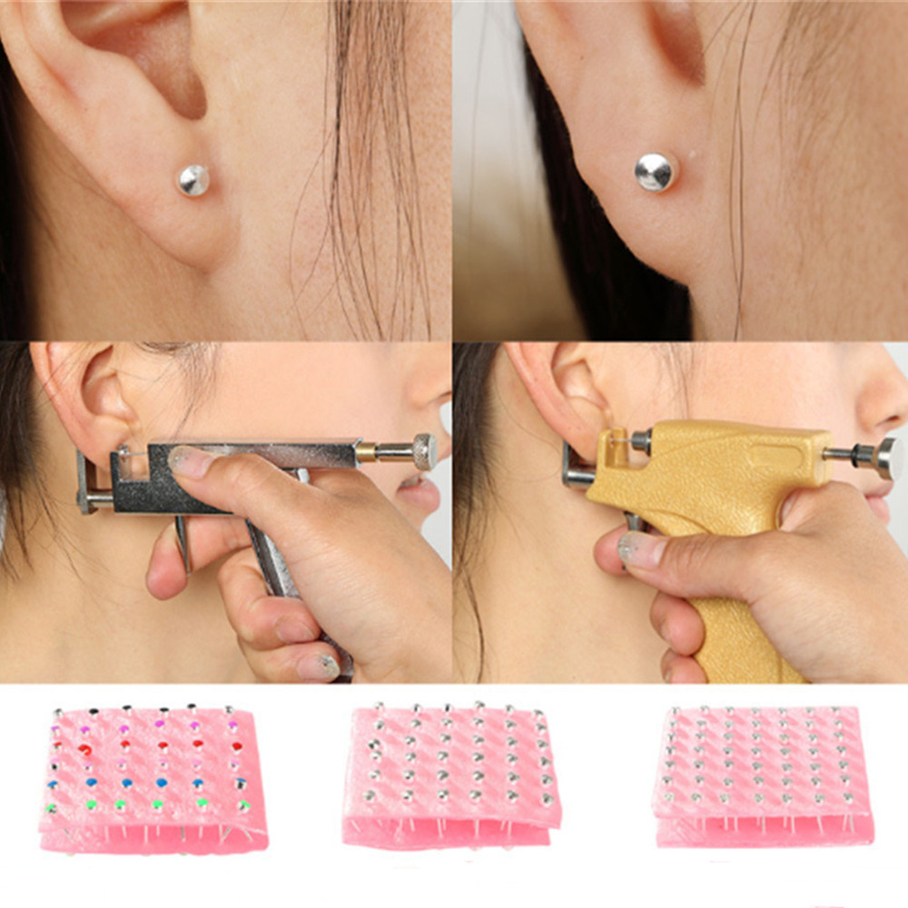 Set anting-anting baja bedah k - Body Jewelry Surgical Steel ulasan dan harga